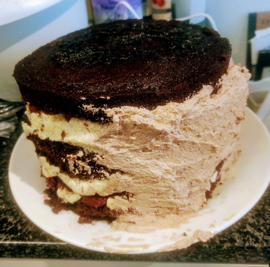 Portal cake, étape 10 : glaçage
