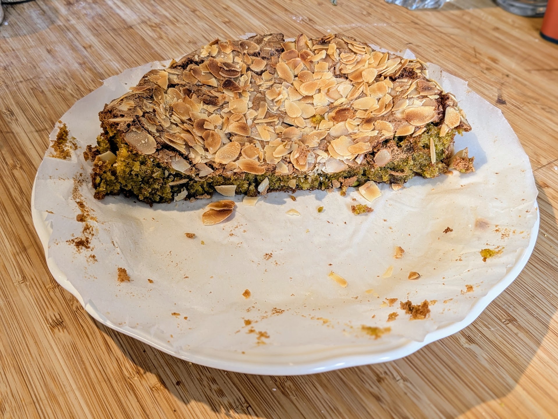 Gâteau à la pistache