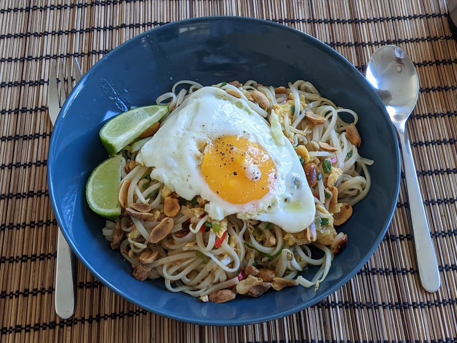 Nouilles de riz sautées