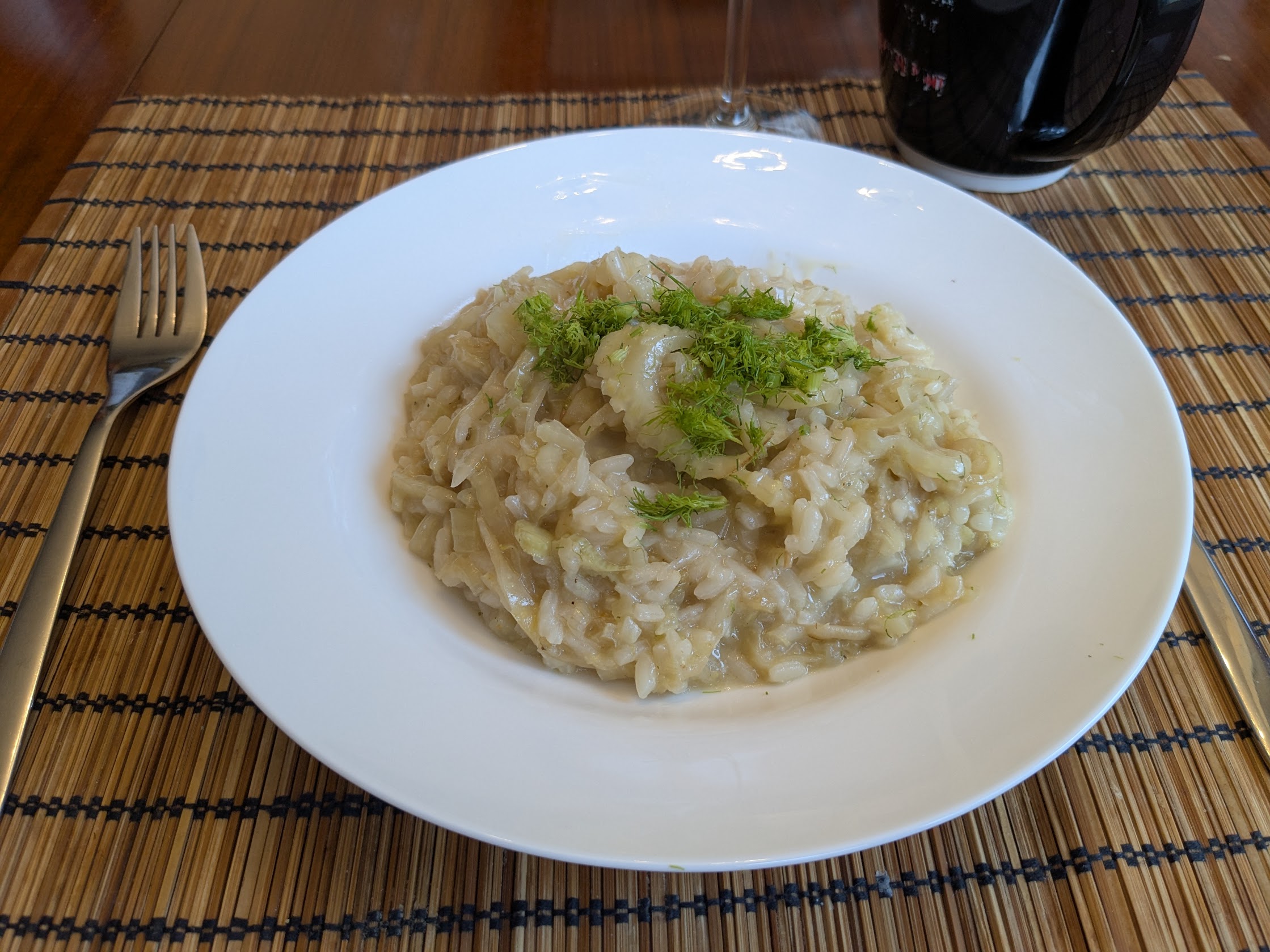 Risotto au fenouil et citron