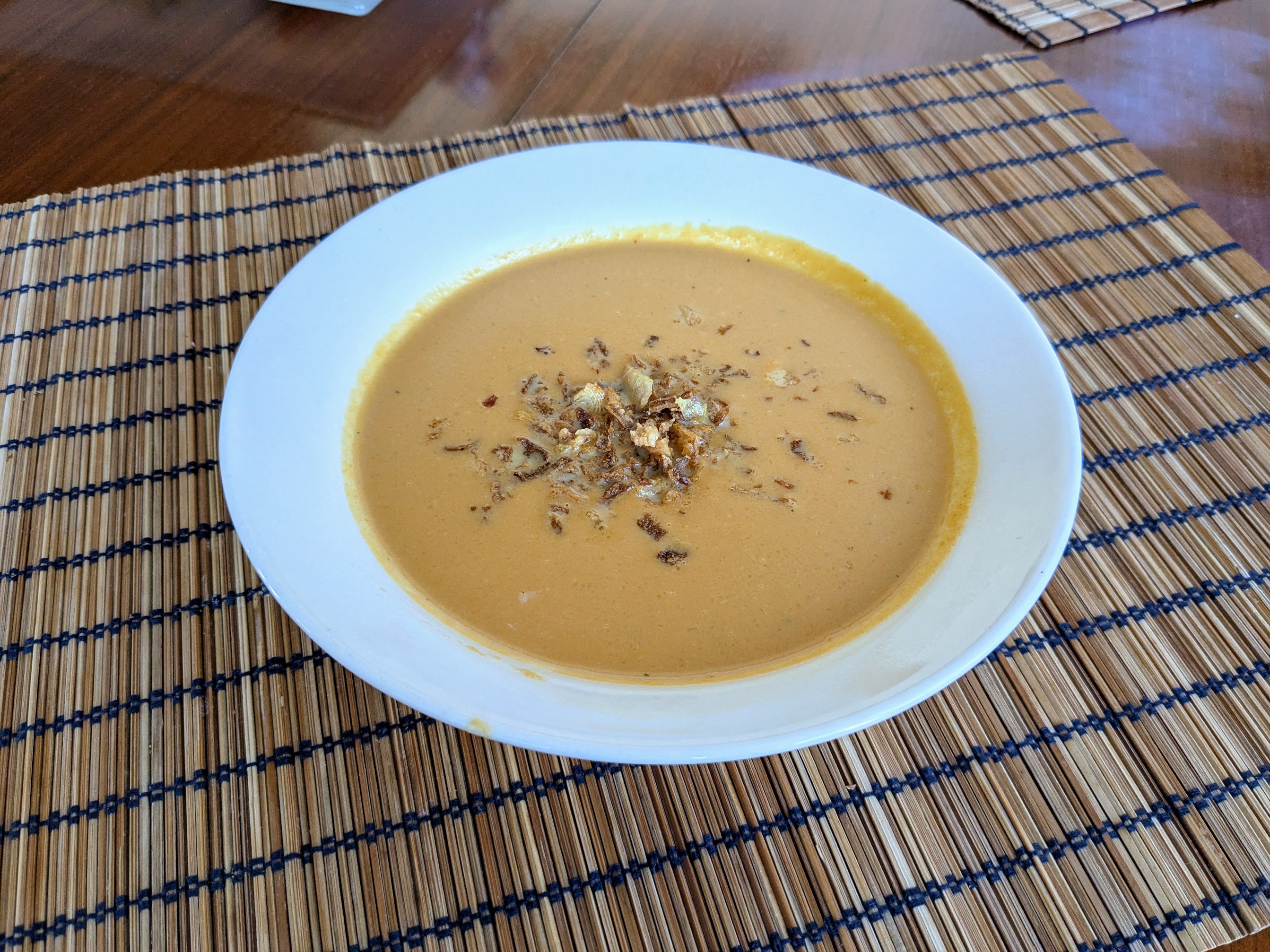 Soupe de carottes caramélisées